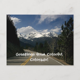 Cartão Postal Trail Ridge Road, Rocky Mountain National Park, CO