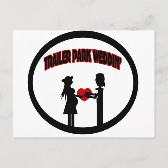 Cartão Postal Trailer Wedding (Frente)