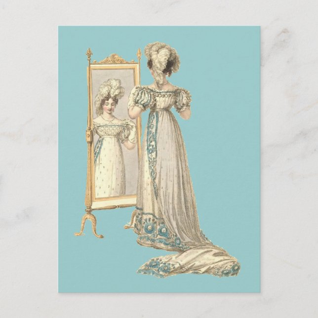 Cartão Postal Traje de Corte 1822 (Frente)