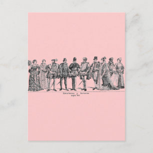 Cartão Postal Trajes históricos