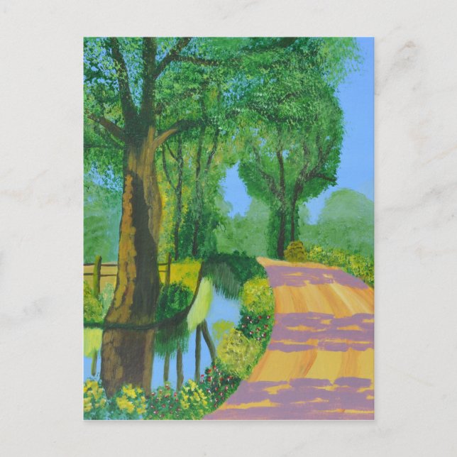 Cartão Postal Trajetória de Verão (Frente)