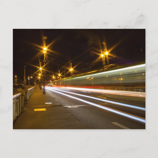 Cartão Postal Tram atravessando a ponte (Frente)