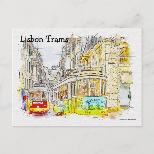 Cartão Postal Tramas de Lisboa (Frente)