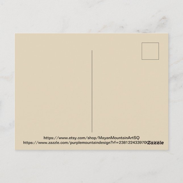 Cartão Postal Tranquilidade (Verso)