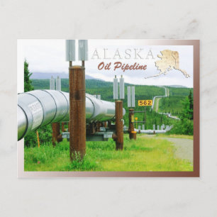 Cartão Postal Trans-Alaska Pipeline System, Alaska