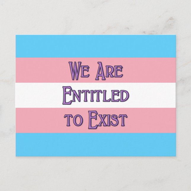 Cartão Postal Trans Somos... (Frente)