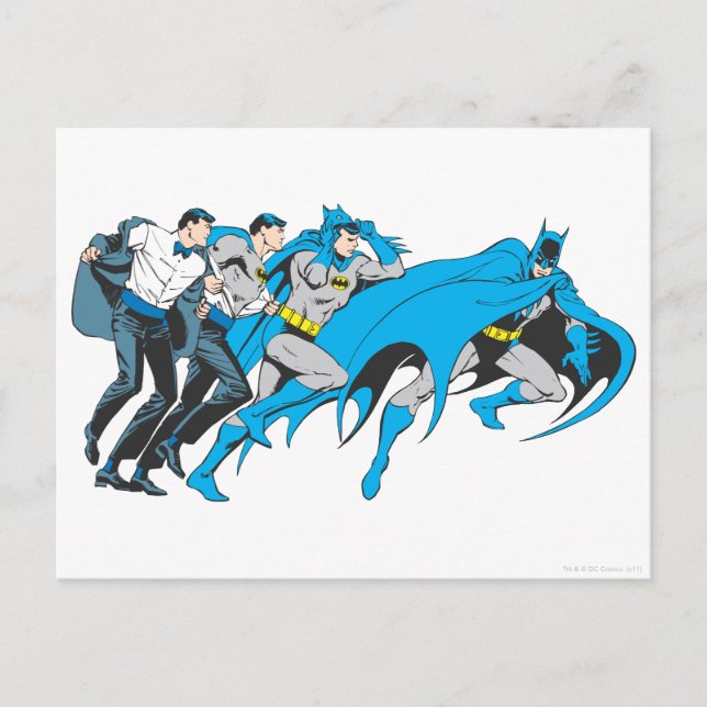 Cartão Postal Transformação de Batman/Bruce (Frente)