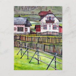 Cartão Postal Transilvânia, Romênia, Cenário pintado Picturesco