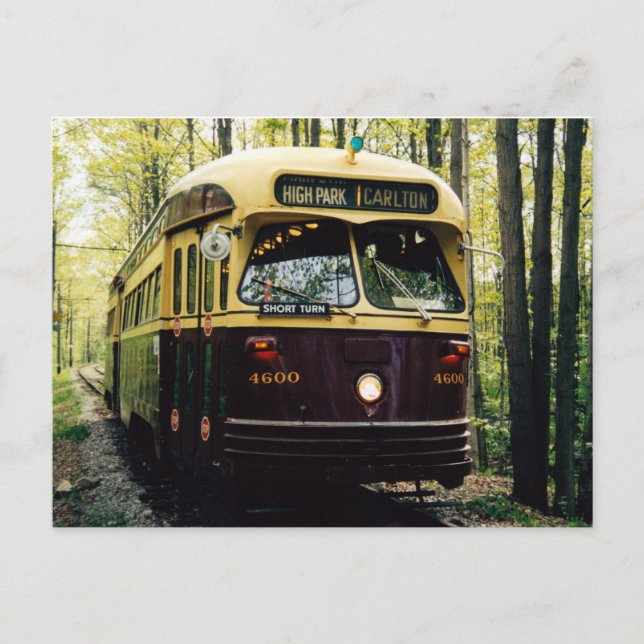 Cartão Postal Transit Toronto Postcard 001 - PCC Forest (Frente)