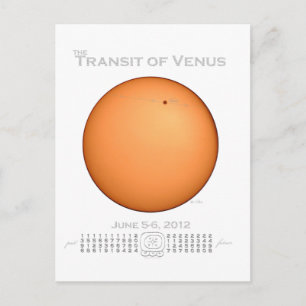 Cartão Postal Trânsito de Vênus - 2012