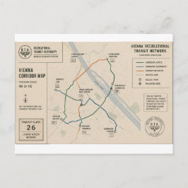 Cartão Postal Trânsito Vintage Viena | Arquivo Público RTA