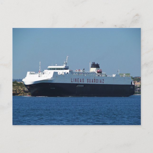 Cartão Postal Transportador de Automóveis Galiza (Frente)