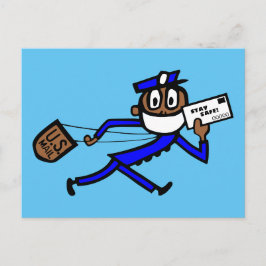 Cartão Postal Transportador de Correio Seguro