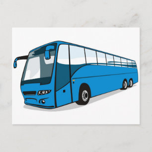 Cartão Postal transporte de ônibus de turismo