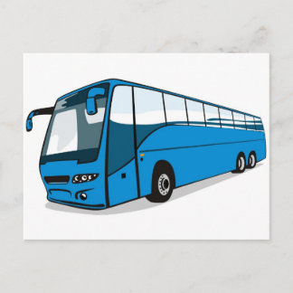 Cartão Postal transporte de ônibus de turismo