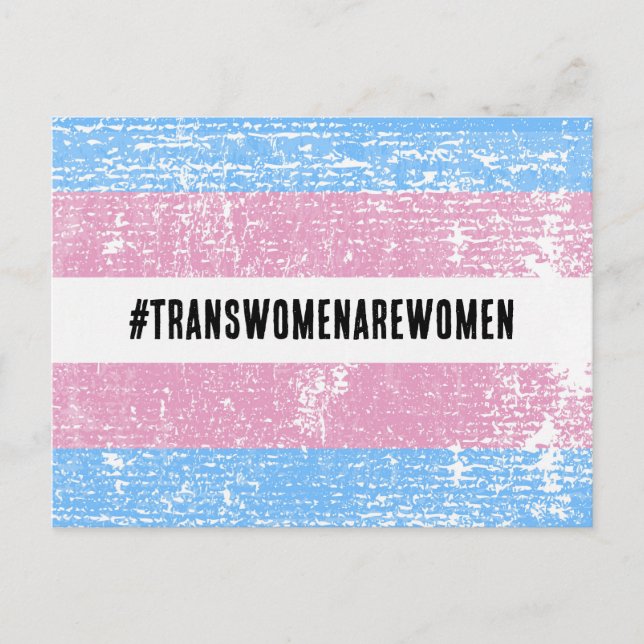 CARTÃO POSTAL #TRANSWOMENAREWOMEN (Frente)