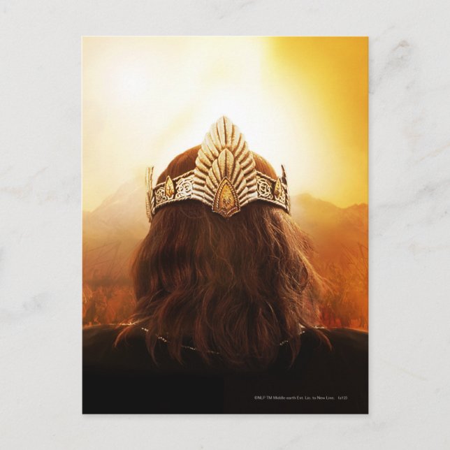 Cartão Postal Traseira da Cabeça com Coroa (Frente)