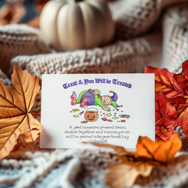 Cartão Postal Tratar e ser tratado Cartão-postal Inspiracional (Criador carregado)