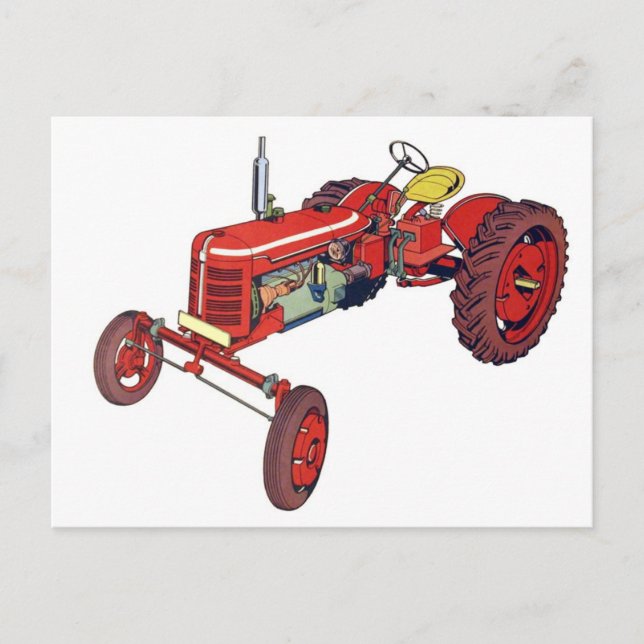 Cartão Postal trator (Frente)