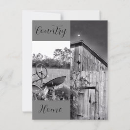 Cartão Postal Trator Barn Collage do "Country Home"