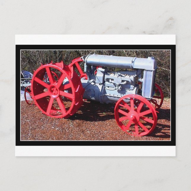 Cartão Postal Trator de fazenda (Frente)