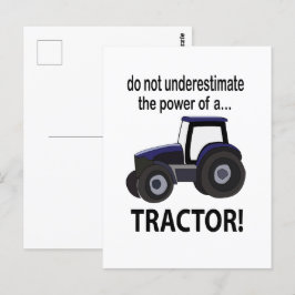 Cartão Postal Trator de potência do trator