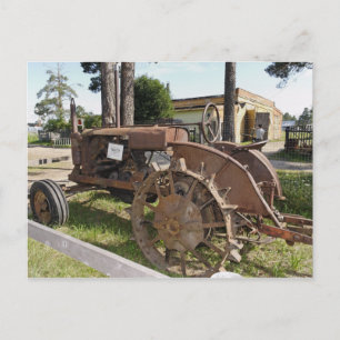 Cartão Postal Trator russo antigo