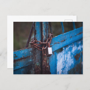 Cartão Postal Trava da porta antiga