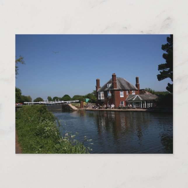 Cartão Postal Trava Duplamente Dentro, Exeter, Devon, Reino Unid (Frente)