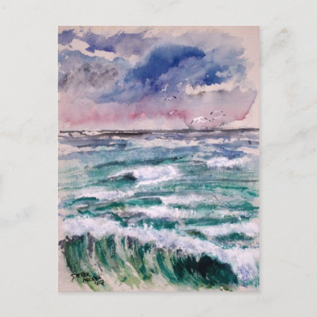 Cartão Postal Travamento de Ondas (Frente)