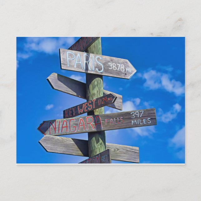 Cartão Postal Travel Everywhere (Frente)