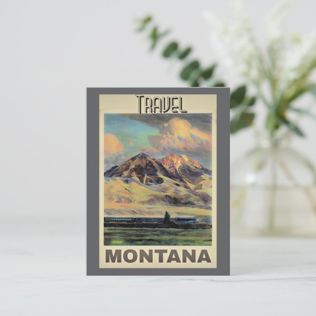 Cartão Postal Travel Montana poster, (Em pé/Frente)