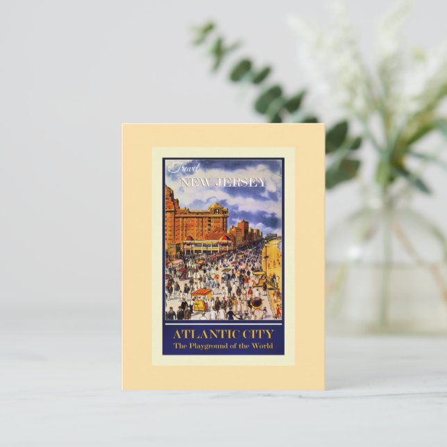 Cartão Postal Travel New Jersey (Em pé/Frente)