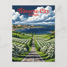 Cartão Postal Traverse City EUA