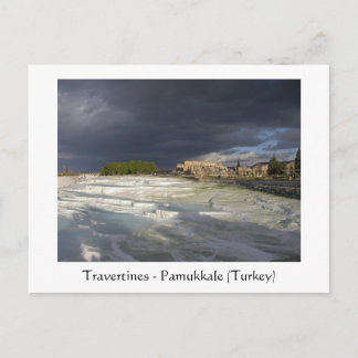 Cartão Postal Travertinos - Pamukkale (Turquia)