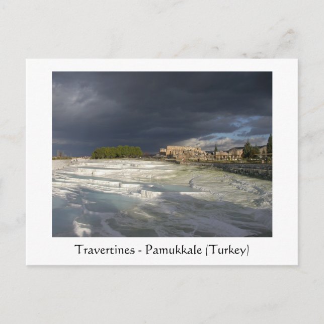 Cartão Postal Travertinos - Pamukkale (Turquia) (Frente)