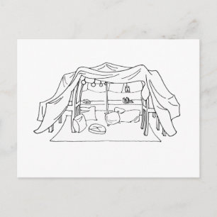 Cartão Postal Travesseiro de Spoonie/Doença Crônica de Forte A