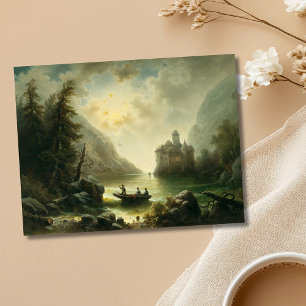 Cartão Postal Travessia numa noite enluarada – Albert Rieger