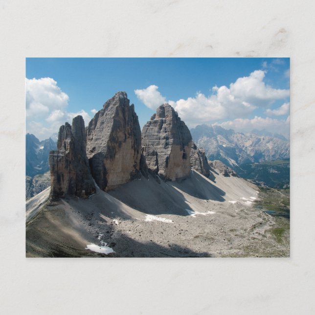 Cartão Postal Tre cime di Lavaredo (Frente)