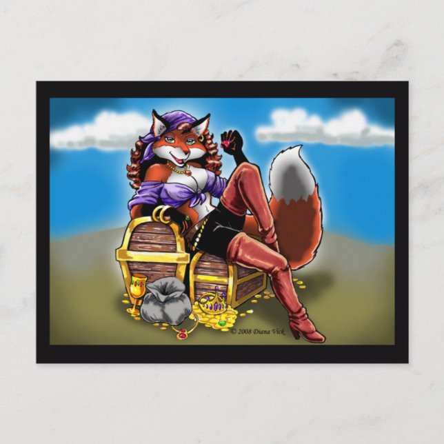 Cartão Postal Treasure Post Card (Frente)