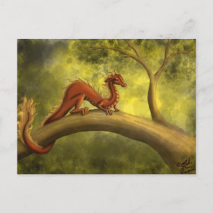 Cartão Postal Tree Dragon