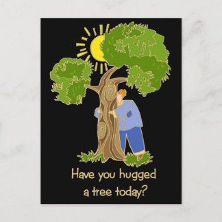Cartão Postal Tree Hugger