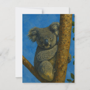 Cartão Postal Tree Hugger - Koala, na Canopia