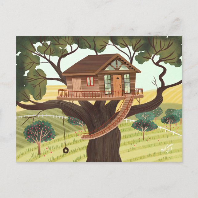 Cartão Postal Treehouse (Frente)