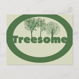 Cartão Postal Treesome