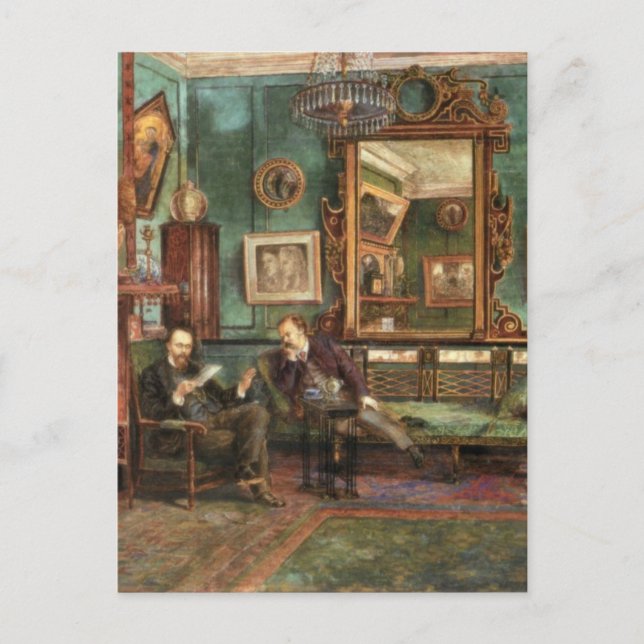 Cartão Postal Treffry Dunn Rossetti & Dunton à 16 caminhada Chey (Frente)