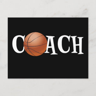 Cartão Postal Treinador de Basquete