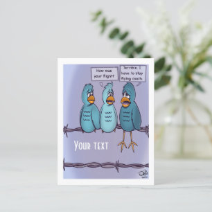 Cartão Postal Treinador Voador