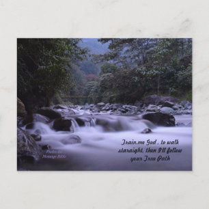 Cartão Postal Treinar Deus para Andar pelo Cartão-Postal Psalm 8