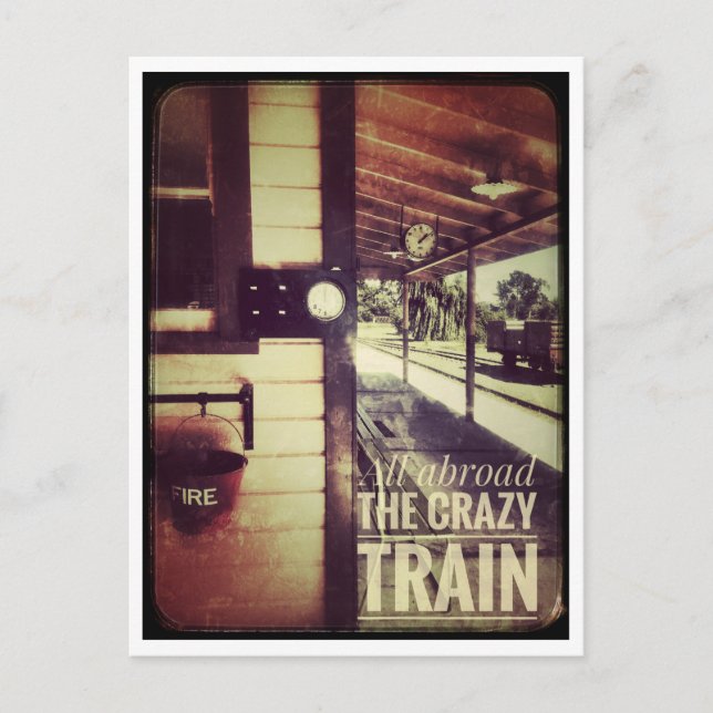 Cartão Postal trem (Frente)